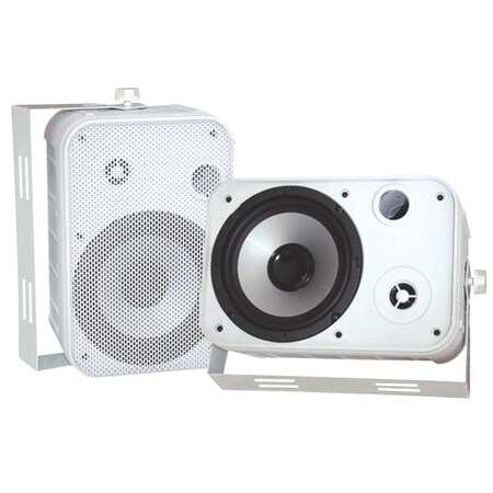 Pyle Indoor/Outdoor 6.5" Waterproof Speakers (White) PDWR50W